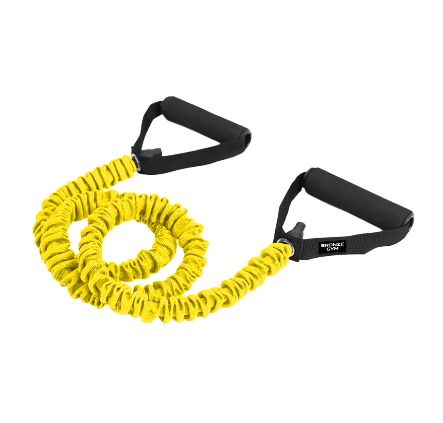 Эспандер трубчатый в рукаве BRONZE GYM,слабое сопр.