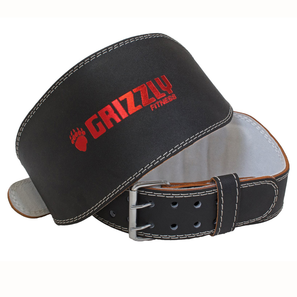 Атлетический пояс GRIZZLY Fitness Enforcer 6″ размер S, 15 см, кожа