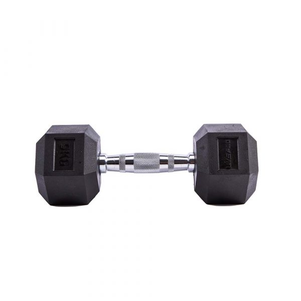 Гексагональные гантели LIVEPRO Hex Dumbbell 10 кг, пара, черный