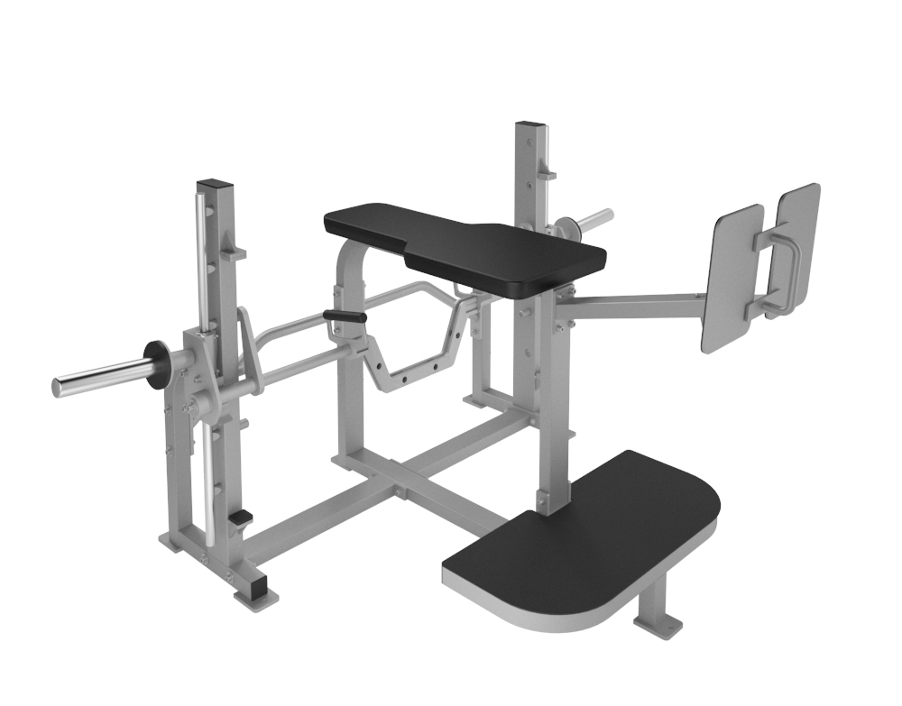 Горизонтальная тяга FOREMAN FP-307 светло-серебряный/красный