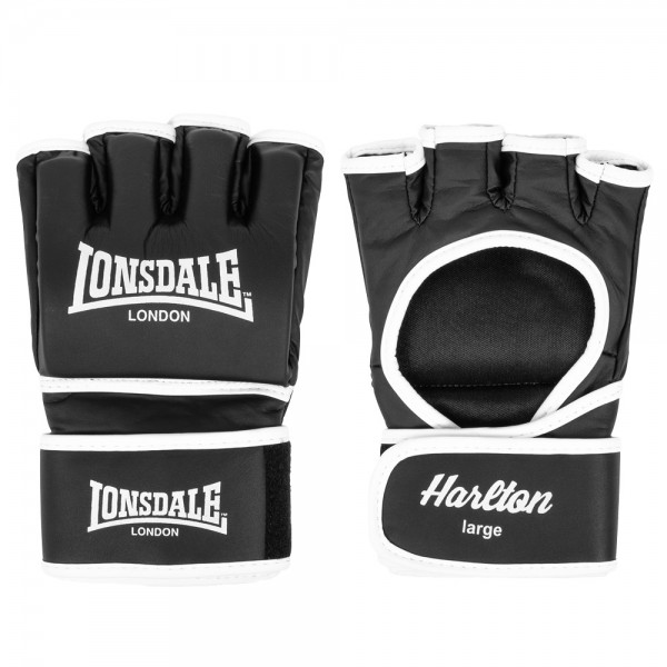 Перчатки LONSDALE MMA Harlton размер M, черный/белый