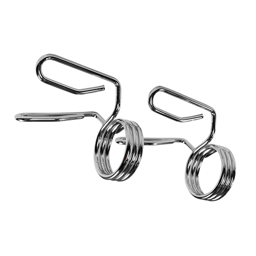 Пружинные замки INEX 50 мм, пара, серебристый