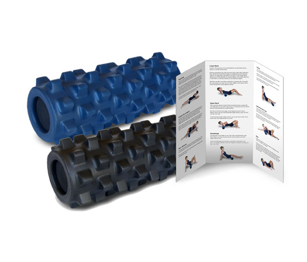 Массажный ролл RUMBLEROLLER Compact 31 см, стандартный, синий