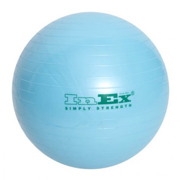 Гимнастический мяч INEX Swiss ball 75 см, синий