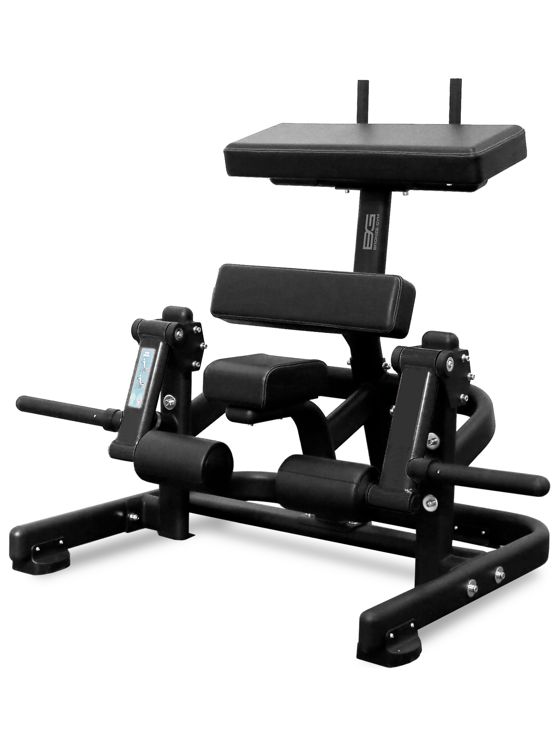 Сгибание ног стоя BRONZE GYM PL-1714, черный