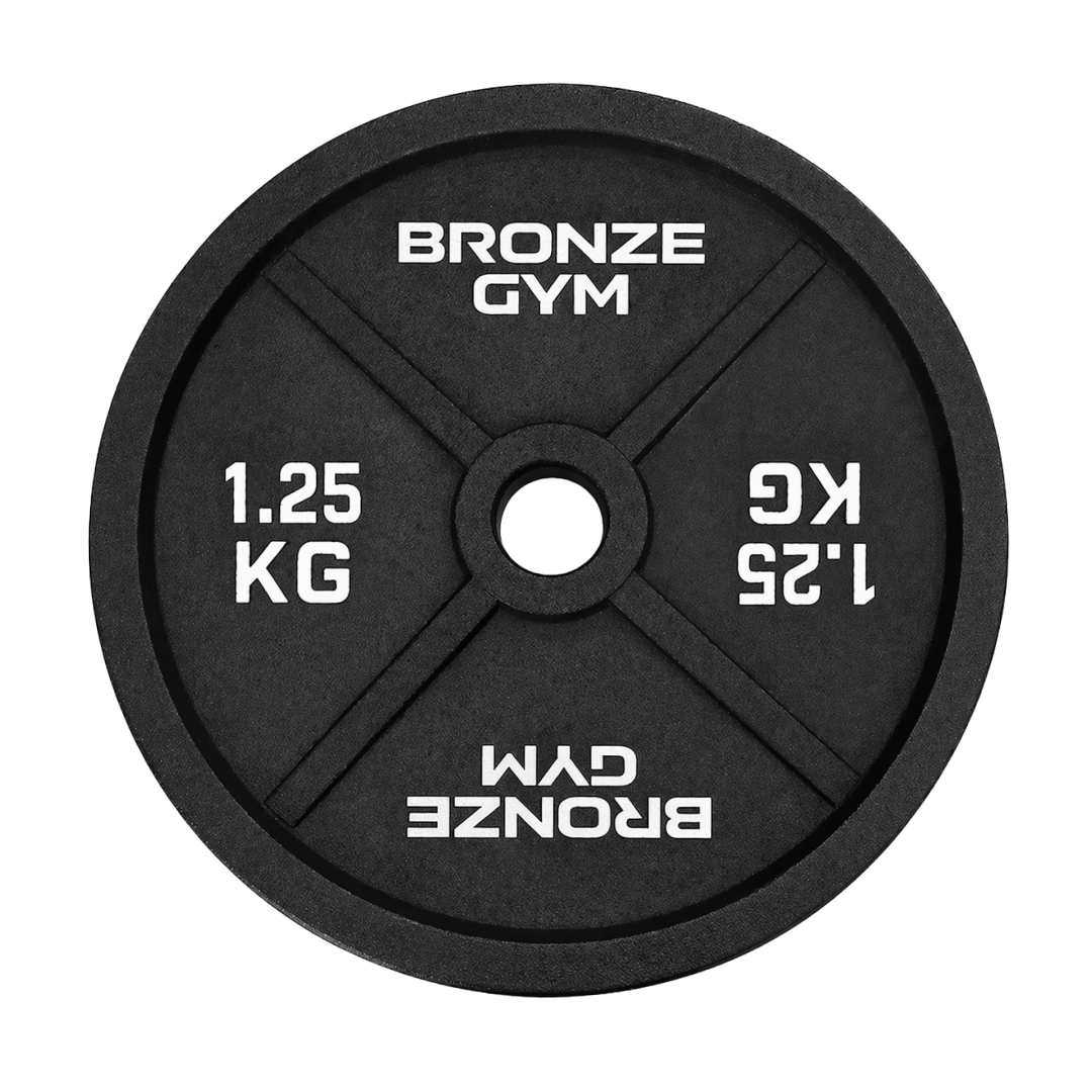 Диск олимпийский BRONZE GYM чугунный 1,25 кг