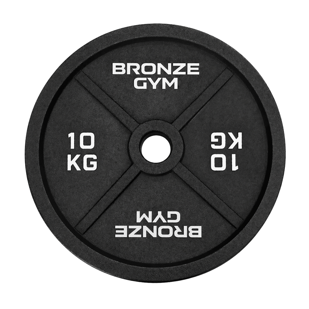 Диск олимпийский BRONZE GYM чугунный 10 кг